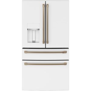 Cafe 36 Inch Wide 22.3 Cu. Ft. Smart Counter-Depth 4-Door French-Door Refrigerator